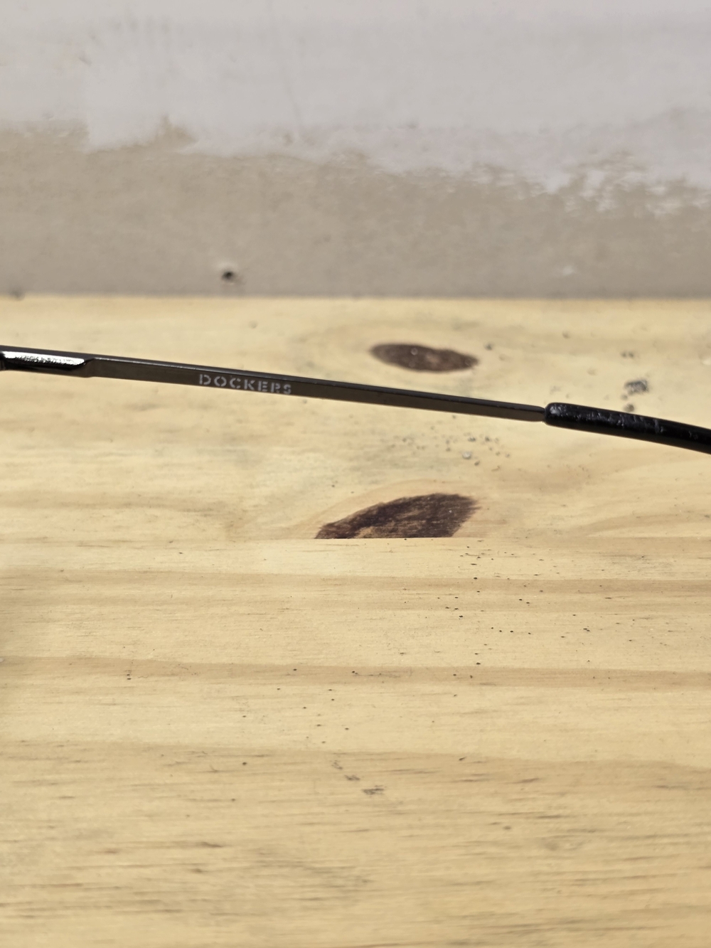Dockers Slim Metal Eyeglass Temple Arm in Gunmetal